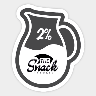 2% The Snack Network Sticker